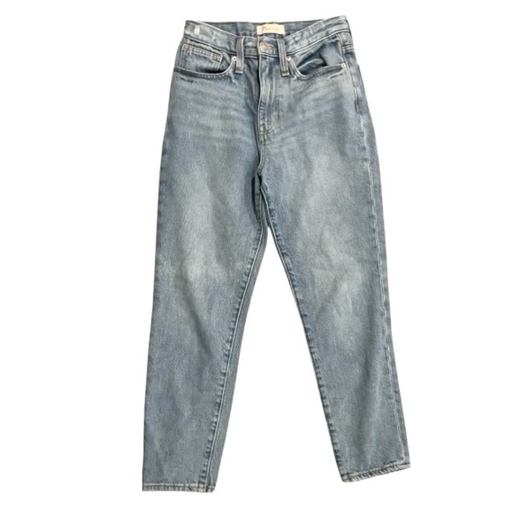 Madewell The Momjean in Melva Wash Size 24 - Picture 4 of 8